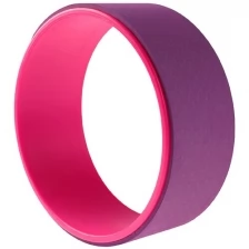 Йога-колесо "Лотос" 33x13 см, цвет розовый/фиолетовый